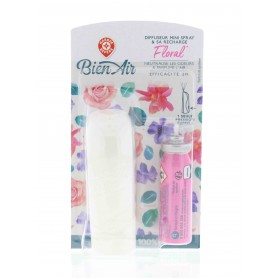 DIFFUSEUR MINI SPRAY FLORAL + RECH BIEN AIR