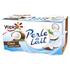 Yaourt coco x12 - PERLE DE LAIT - 1,2kg