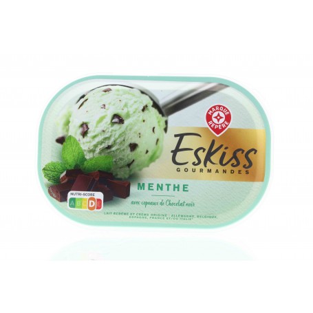 BAC CREME GLACEE MENTHE CHOCO 500G ESKISS