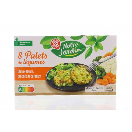 PALETS BROCOLIS/CAROTTES X8 300G NOTRE JARDIN