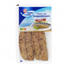 FILETS MAQUEREAUX FUME POIVRE 150G PECHE OCEAN