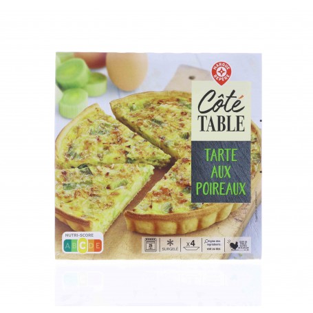 TARTE AUX POIREAUX COTE TABLE 400G