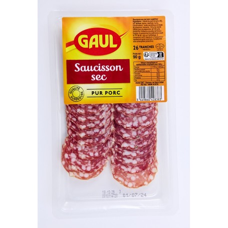 Saucisson sec pur porc - GAUL - 90g