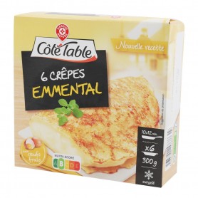 CREPES 1/2 LUNE FROMAGE X6 300G SURG COTE TABLE