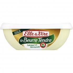 ELLE  VIRE BEURRE TENDRE DEMI-SEL BARQUETTE 250G