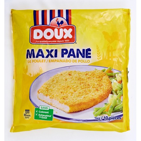 Maxi pané de poulet - DOUX - 1kg