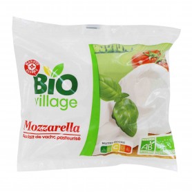 MOZZARELLA BIO 17%MG 125G BIO VILLAGE
