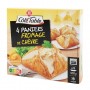 FEUILLETES CHEVRE X4 400G SURG COTE TABLE