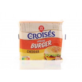 CHEDDAR FONDU X10 SPECIAL BURGER - LES CROISES - 200G