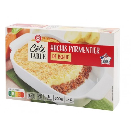 HACHIS PARMENTIER DE BOEUF-COTE TABLE-600G