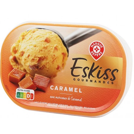 BAC CREME GLACEE CARAMEL-ESKISS-500GR