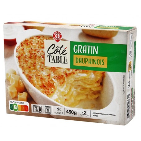 GRATIN DAUPHINOIS-COTE TABLE-450G