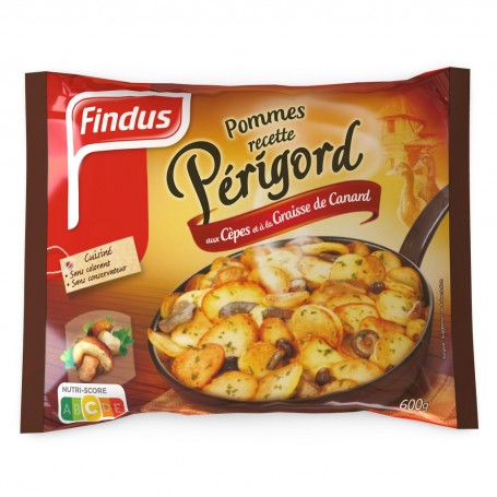 Pommes Périgord aux cèpes-findus-600G