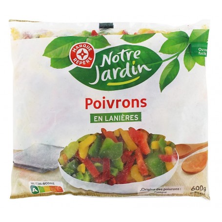 LANIERES DE POIVRONS-NOTRE JARDIN-600G