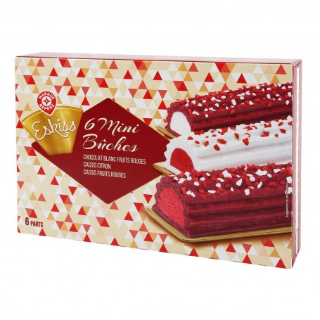 6 MINI BUCHES FRUITS ROUGES 328G(1057744)