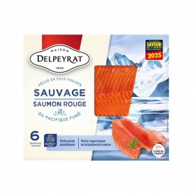 Le Saumon Fumé Delpeyrat SAUVAGE 6 T  mini 165 G