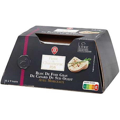 BLOC FOIE GRAS CNRD LYRE MCX 300G(1060554)
