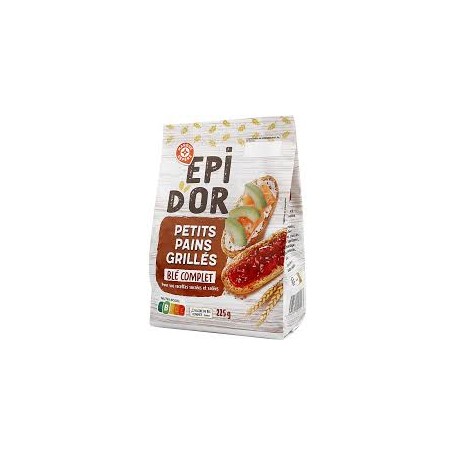 Pains Suédois au Blé Complet - EPI D'OR - 225g
