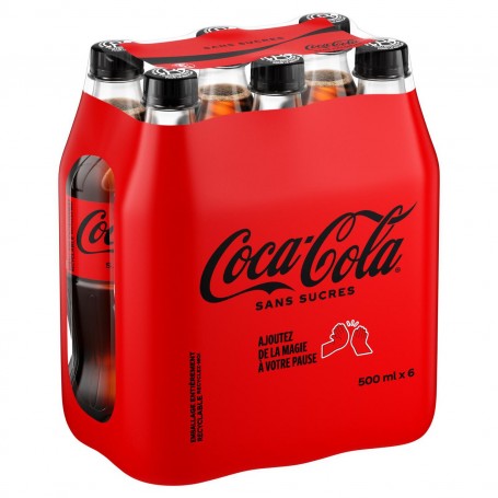 COCA COLA ZERO 6X50CL