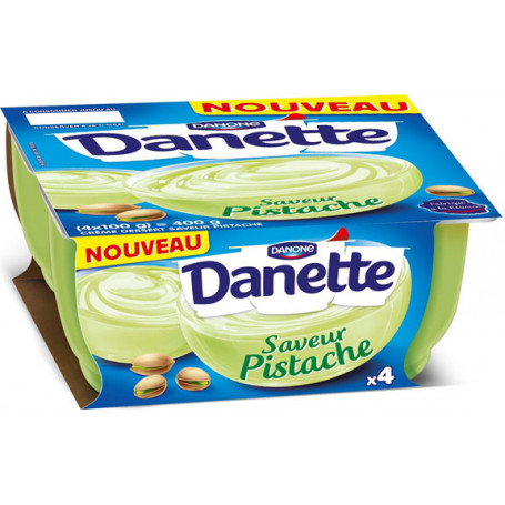 DANETTE SAVEUR PISTACHE-DANONE-4X100G