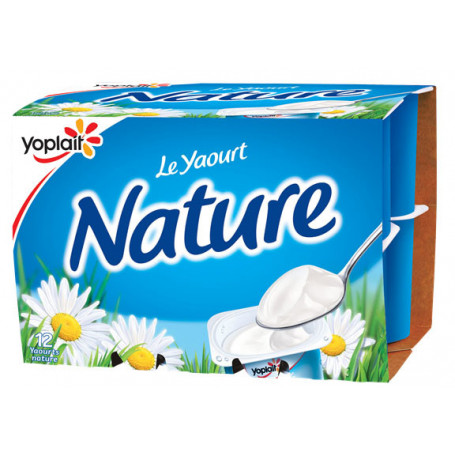 YAOURT NATURE-YOPLAIT-12X125G