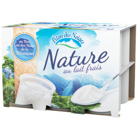 YAOURTS NATURES-PITON DES NEIGES-12X125G
