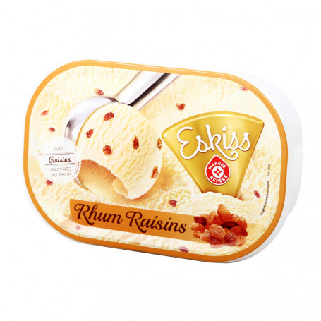 BAC GLACE RHUM RAISIN-ESKISS-535G BAC GLACE RHUM RAISIN-ESKISS-535G