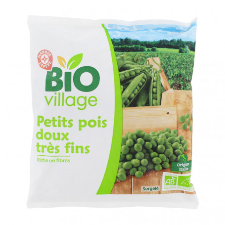 Petits pois très fins - BIO VILLAGE - 600G