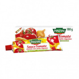 SAUCE TOMATE TUBE PETITS LÉGUMES PANZANI 180G