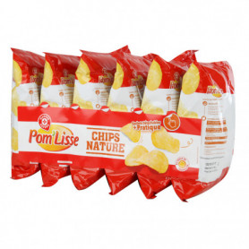 CHIPS NATURE POMLISSE   6X30G