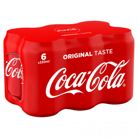 Coca Cola canettes - 6x33cl