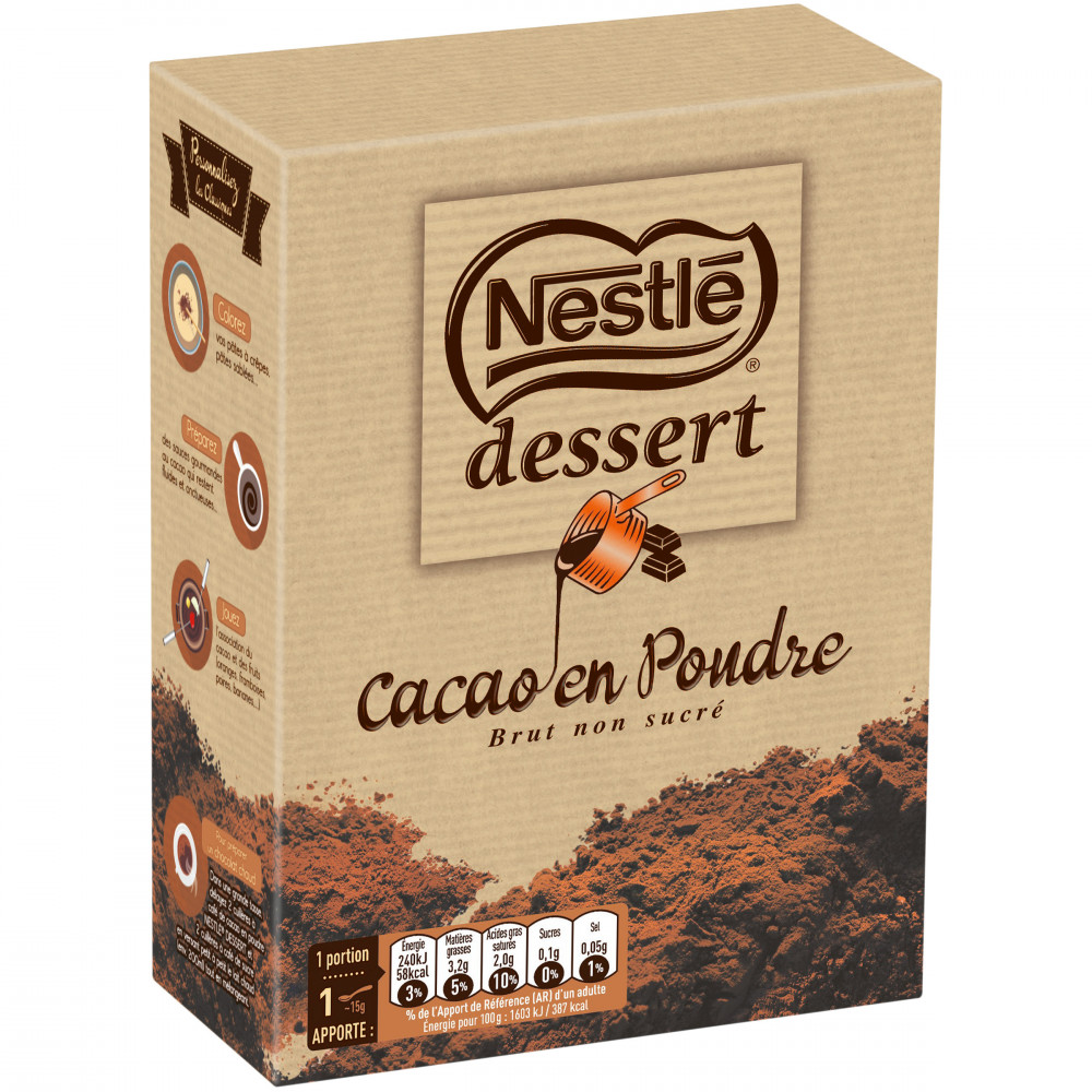 Chocolat en poudre individuel