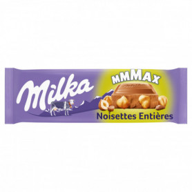 Chocolat MMMAX Lait au Noisettes Entières Milka 270grs