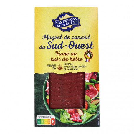 MAGRET CANARD FUMES AU BOIS HETRE-NRT-90G