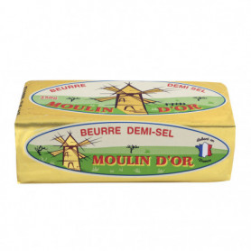 BEURRE 1/2 SEL 82%MG -MOULIN D’OR-250G