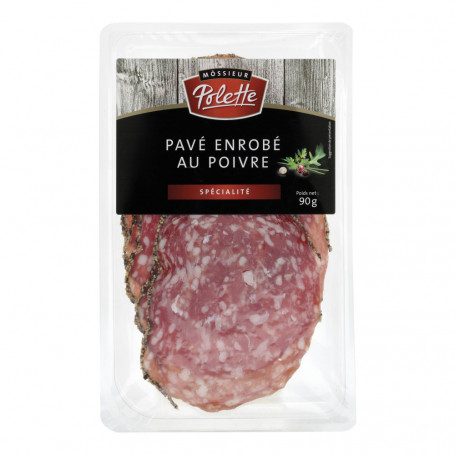 Pavé enrobé au poivre spécialité - POLETTE - 90G
