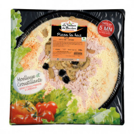 PIZZA BLANC DINDE/CHAMPIGNONS-LE TRAITEUR DE BOURBON-550G