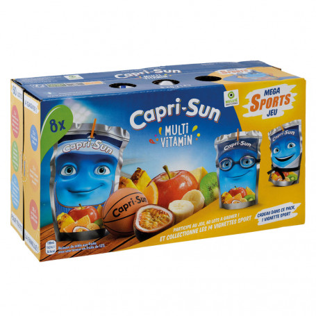 Boissons aux fruits caprisun multi vitamines 8*20 cl