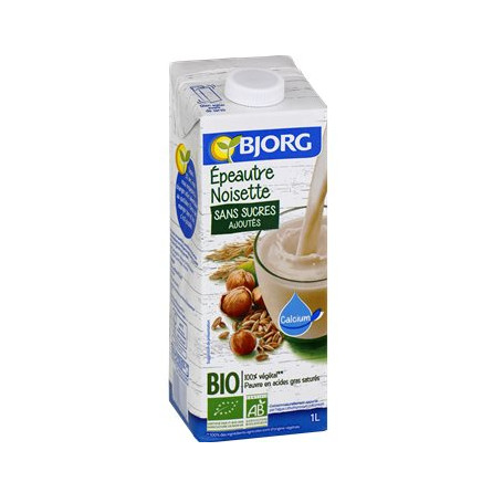 BJORG Boisson épeautre noisette calcium 1L