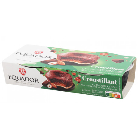 GATEAU AU CHOCOLAT - EQUADOR- 2 X 80GR