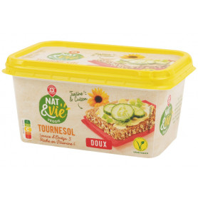 MARGARINE ALLÉGÉE AU TOURNESOL 60% - NATVIE - 500G