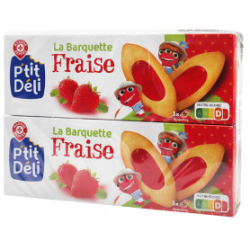 BARQUETTE FRAISE - P'TIT DELI - 2X120G