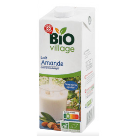 LAIT D'AMANDE BIO SANS SUCRES AJOUTÉS - BIO VILLAGE - 1L