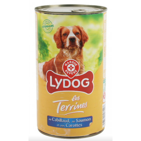 TERRINE CABILLAUT ET SAUMON - LYDOG - 1.24K