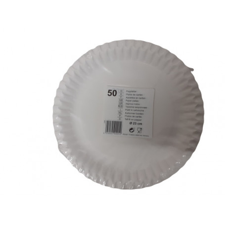 Porte-Coupes à Fixer Sur Assiette - Lot De 200, Blanc, Plastique, 7.5x4.2 Cm - Pour Apéritifs Et Fêtes