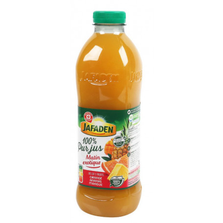 PUR JUS D'ORANGE, ANANAS ET MANGUE - 1 L - JAFADEN