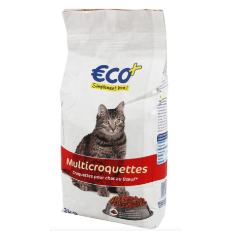 MULTICROQUETTES VIANDES ET LÉGUMES ECO + POUR CHATS – 2KG