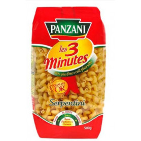 PÂTES SERPENTINI CUISSON RAPIDE-500G- PANZANI 