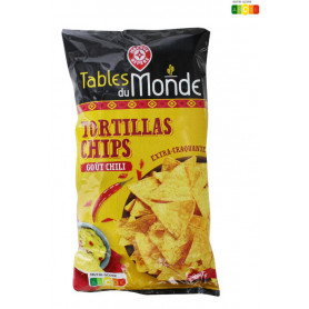 CHIPS TORTILLAS CHILI - 200 G - TABLES DU MONDE