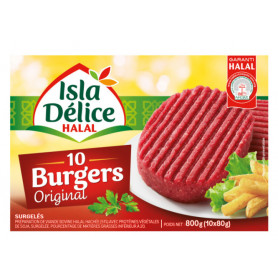 STEAK HACHÉ BURGER ORIGINAL X10 HALAL -ISLA DELICE- 800G
